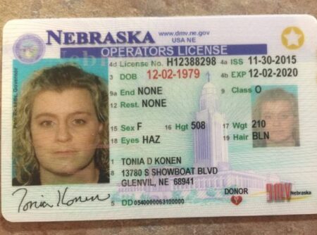 Buy Nebraska Driver's License and ID Card