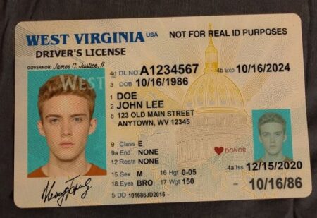 West Virginia Driver's License and ID Card